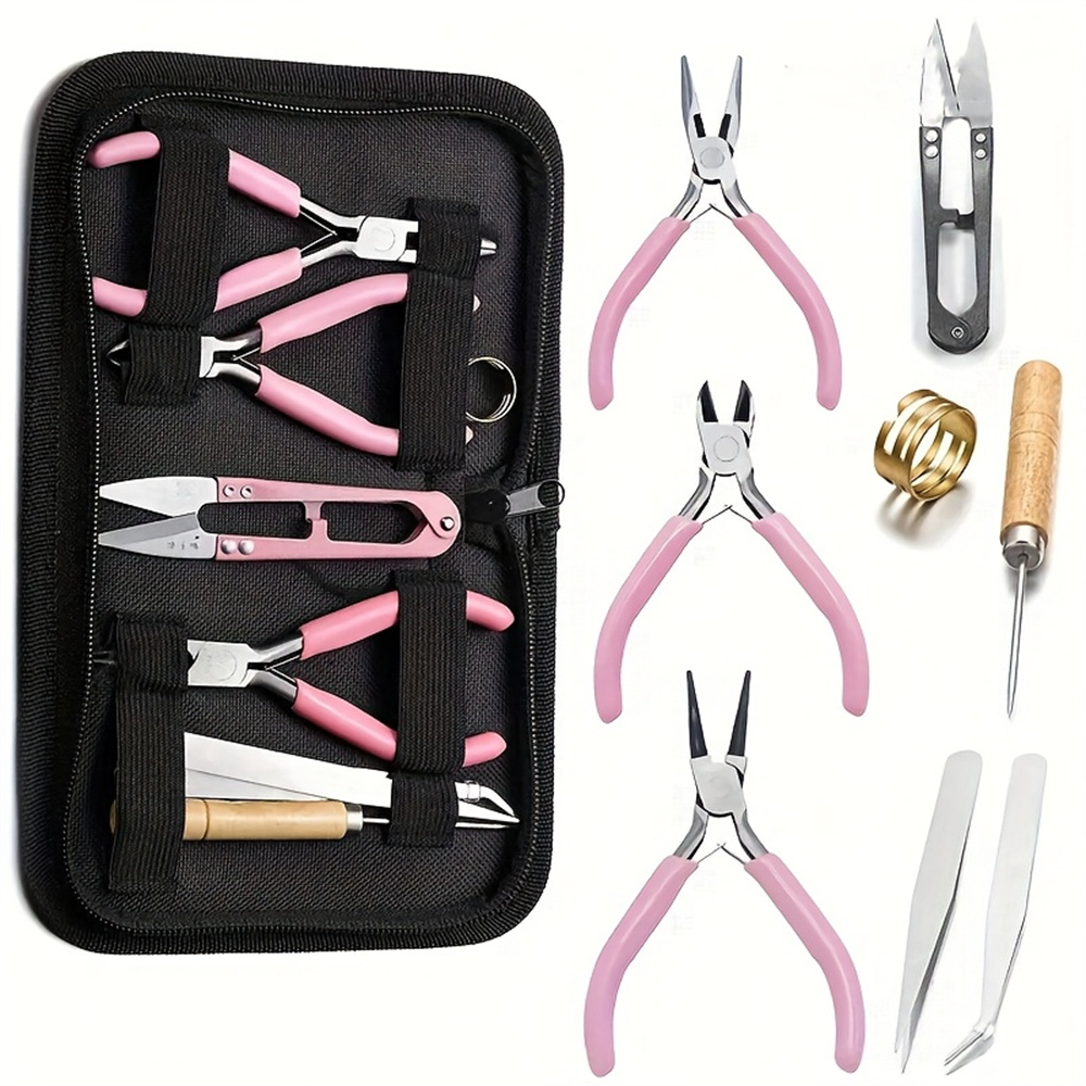 Jewelry Making Round Nose Pliers - Juego de herramientas para principiantes, incluye