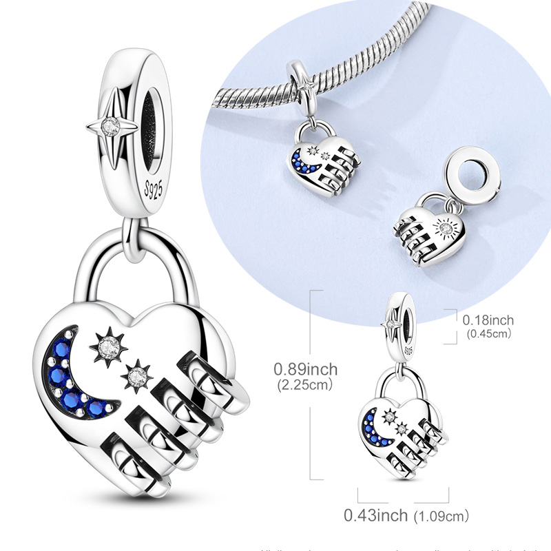 Jewelry Making Pendants - Abalorio de Plata de Ley 925