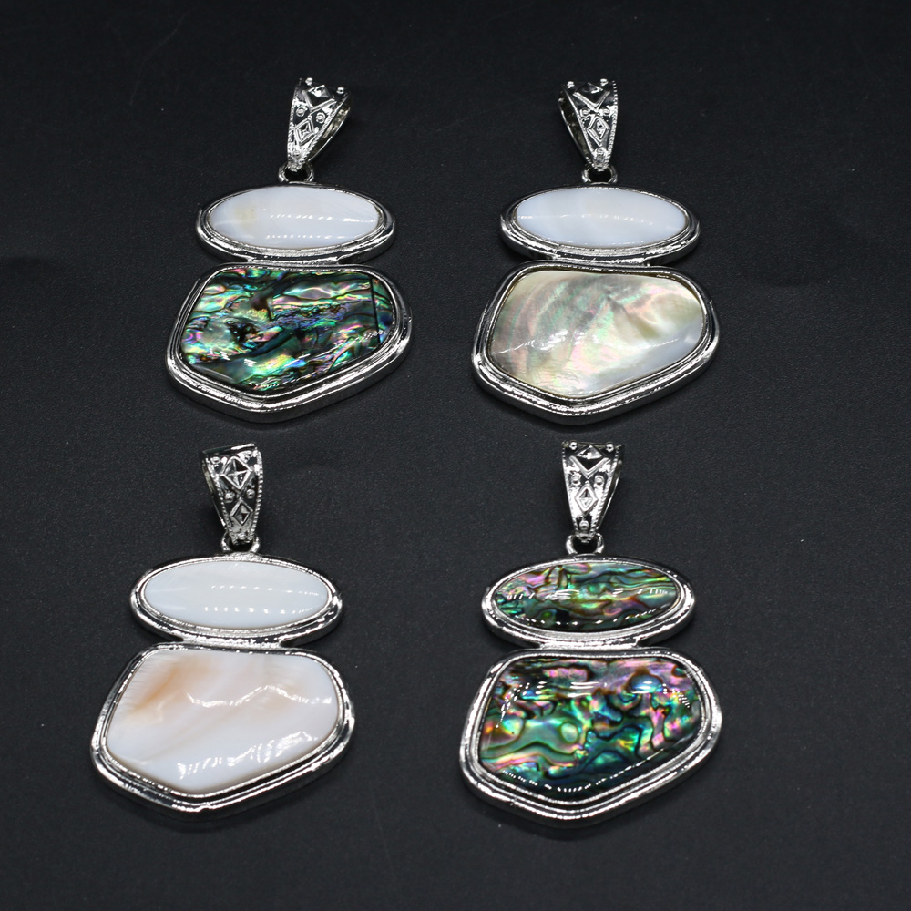 Jewelry Making New Zealand - Abalorio colgante de concha de abulón,