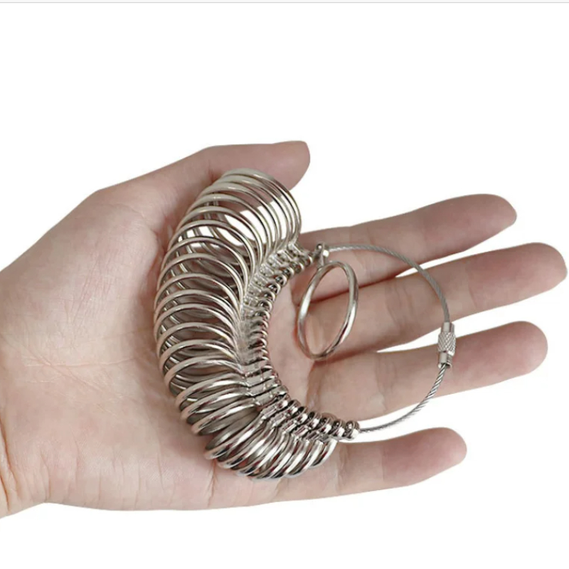 Jewelry Making Uk - Medidor de anillo de Metal profesional