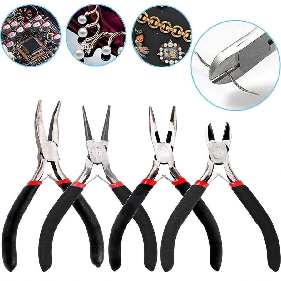 Jewelry Making Round Nose Pliers - Paquete de 3/5/6 alicates para hacer