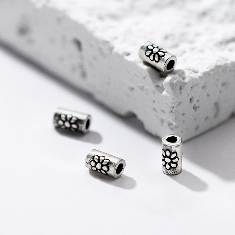 Jewelry Making In La - Cuentas espaciadoras de plata 925 con