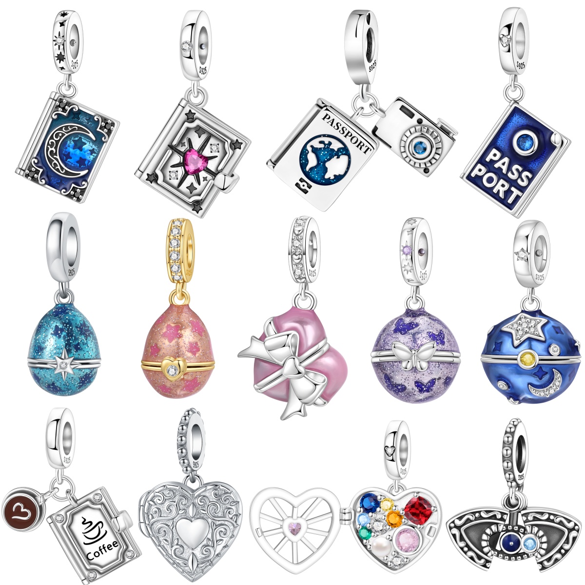 Jewelry Making Books - MISEFF S925 Colgante de Plata de