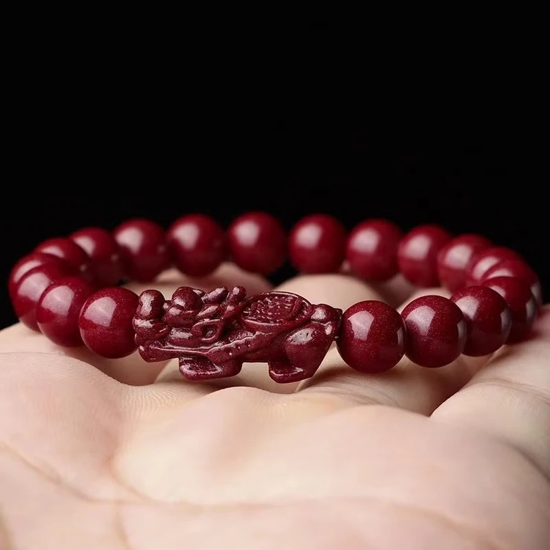 Jewelry Making For Seniors - Pulsera de Cinabrio Natural Hecha a