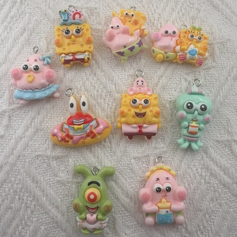 Jewelry Making Pendants - 10 piezas de colgantes de resina