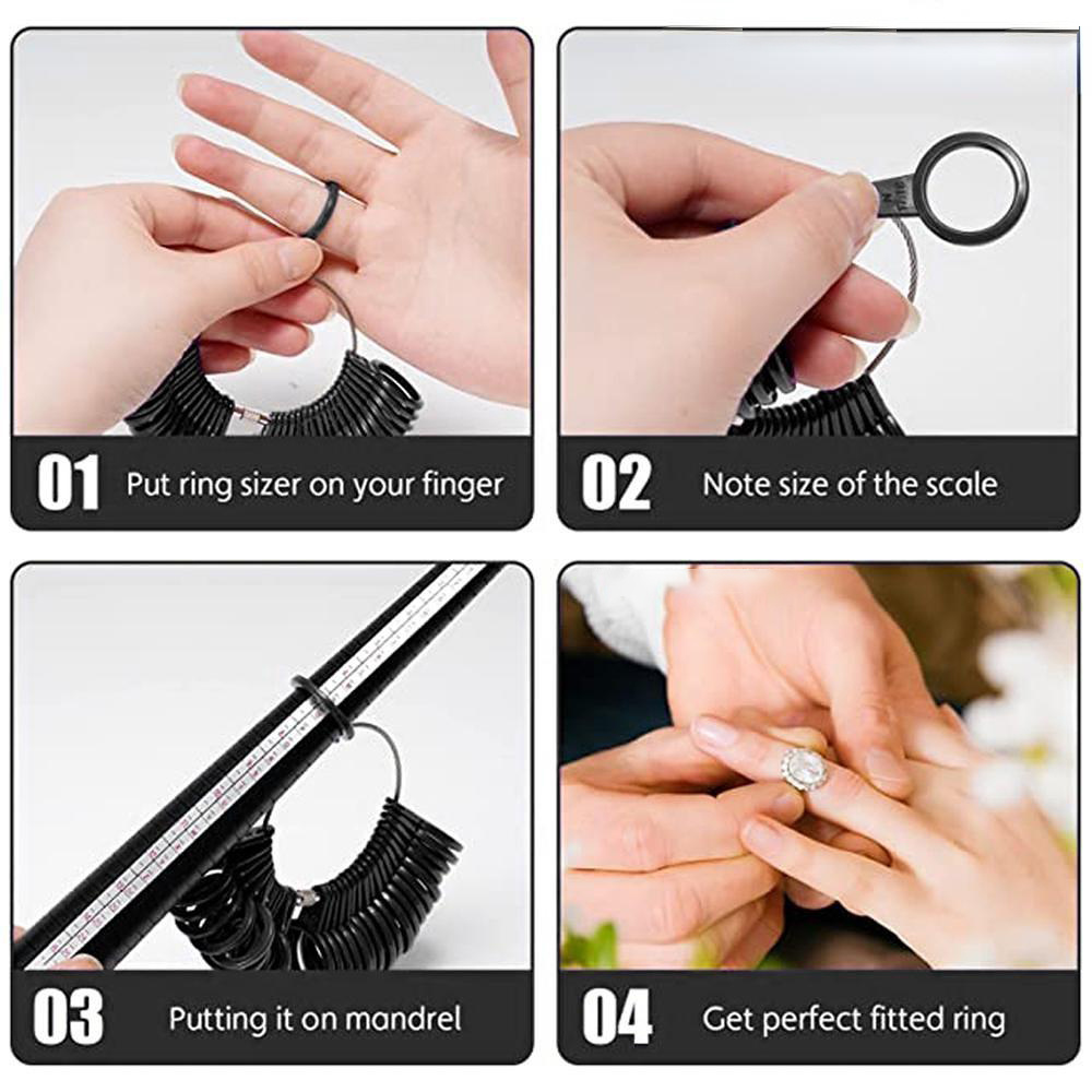 1 Juego de medidores de anillo - Jewelry Making Uk reseña y precio