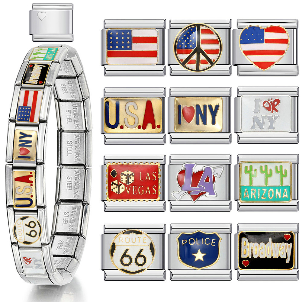 Pulsera italiana Y2K de acero  - Jewelry Making In La reseña y precio