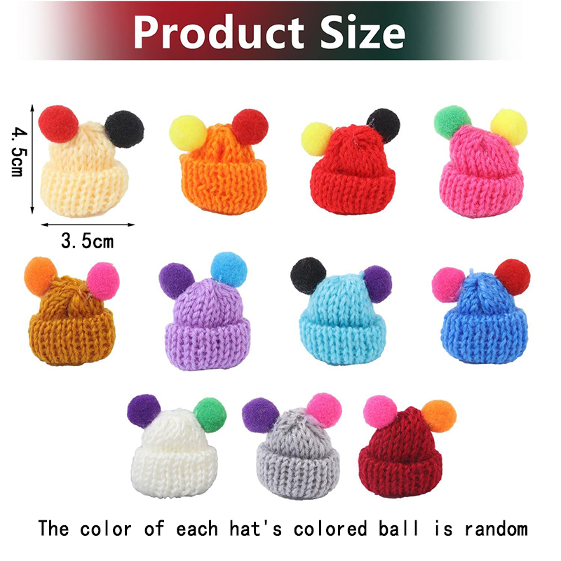 Mini sombreros tejidos, gorro  - Jewelry Making Table reseña y precio