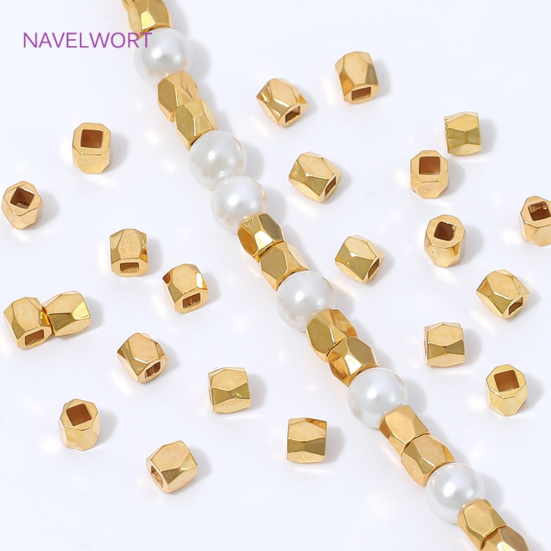 Cuentas espaciadoras chapadas  - Jewelry Making Items reseña y precio