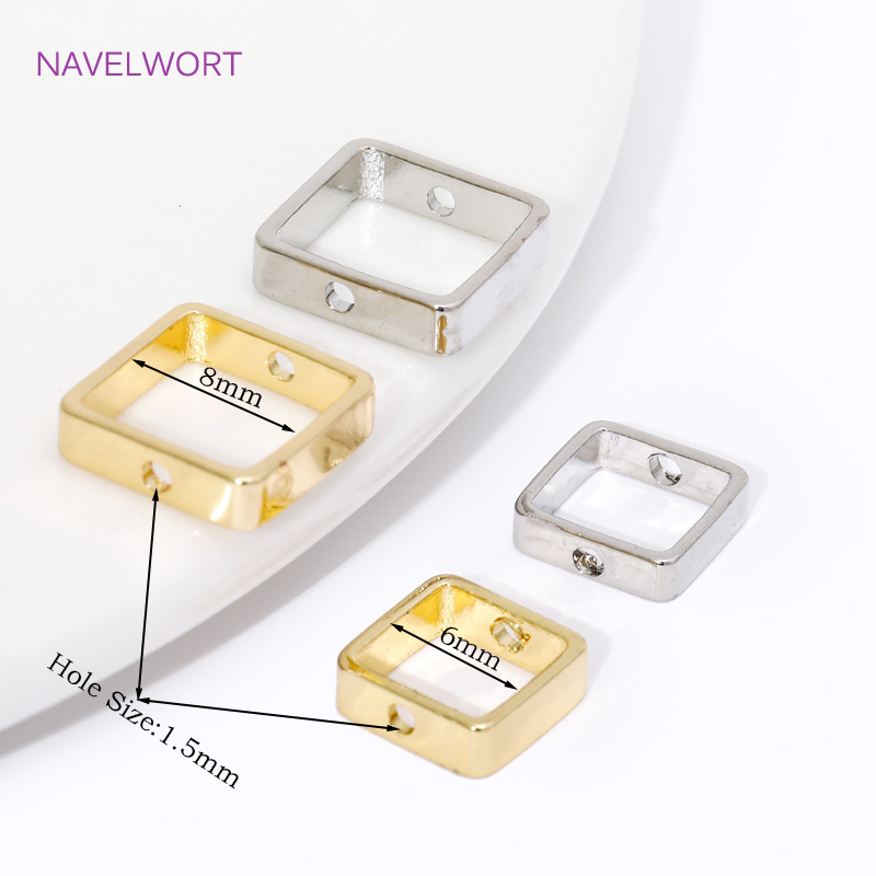 Marcos de cuentas chapados en  - Jewelry Making Items reseña y precio
