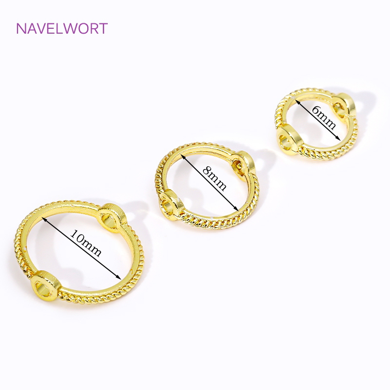 Marcos de cuentas chapados en  - Jewelry Making Items reseña y precio