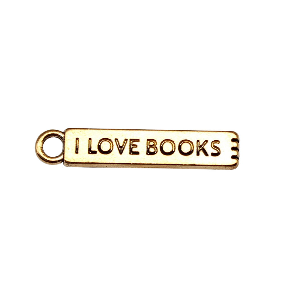 Dijes de I Love Books para mat - Jewelry Making Books reseña y precio