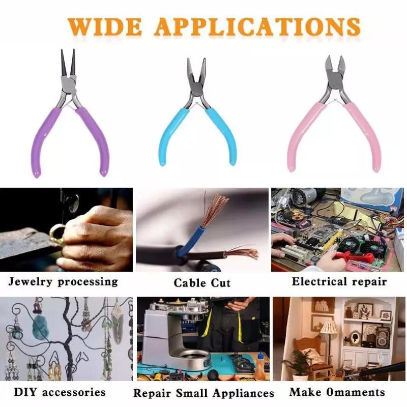 【L】1/3PCS Juego de Alicates pa - Jewelry Making Round Nose Pliers reseña y precio