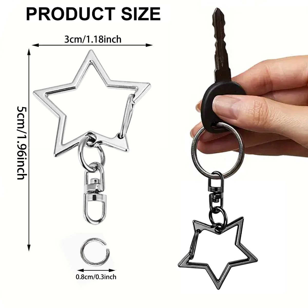 5/15/25/50 juegos de llavero a - Jewelry Making Kit reseña y precio