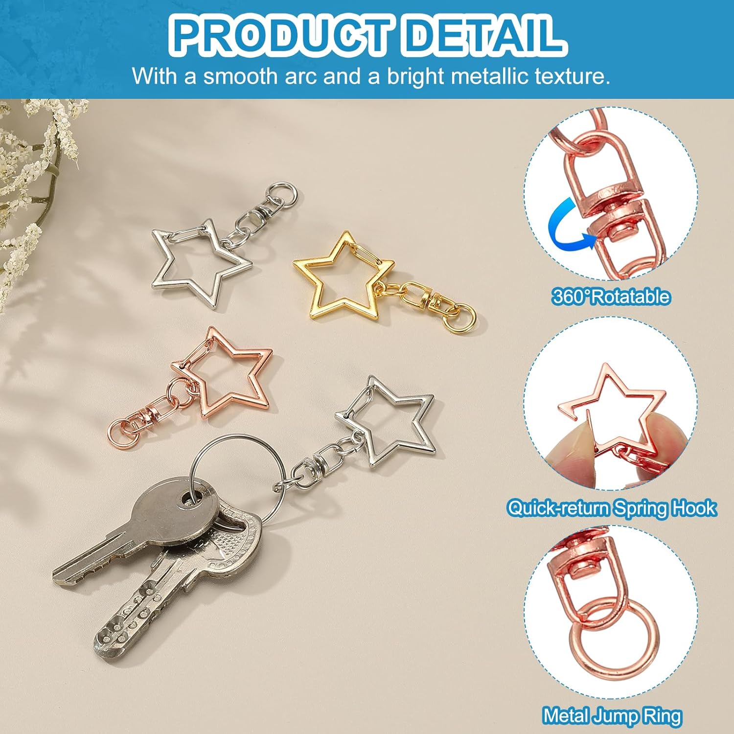 5/15/25/50 juegos de llavero a - Jewelry Making Kit reseña y precio