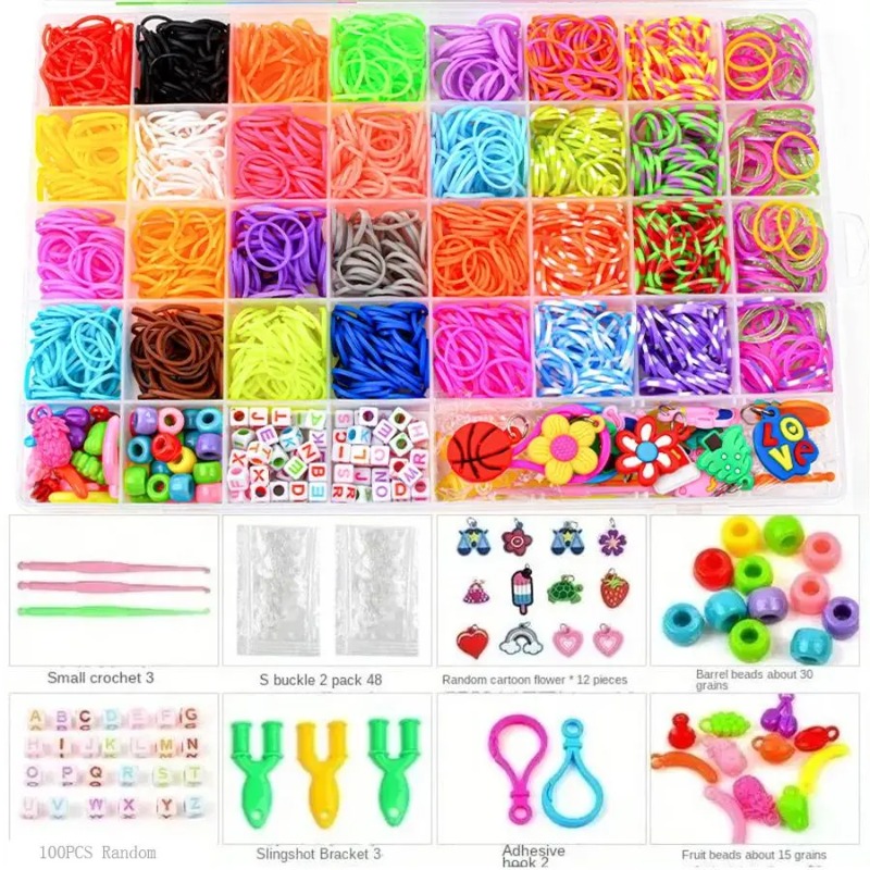4300+ Piezas de Bandas Elástic - Jewelry Making Kit reseña y precio