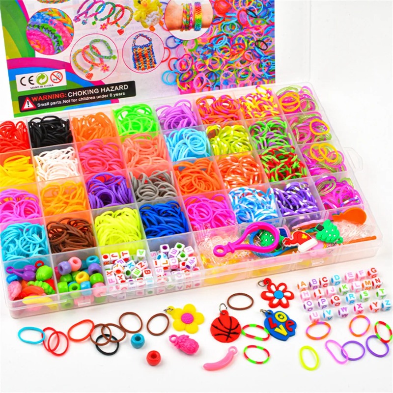 4300+ Piezas de Bandas Elástic - Jewelry Making Kit reseña y precio