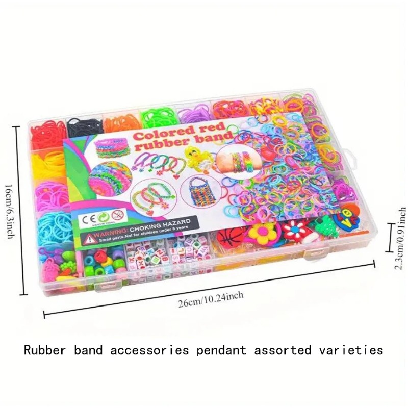 4300+ Piezas de Bandas Elástic - Jewelry Making Kit reseña y precio