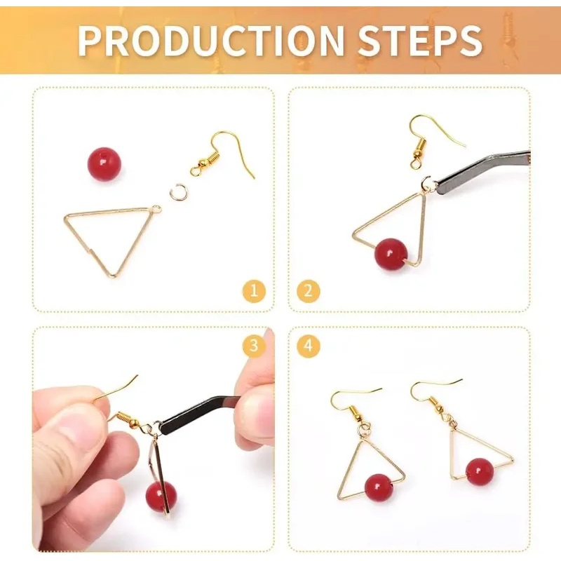 100/500 Uds DIY pendientes hal - Jewelry Making Name reseña y precio
