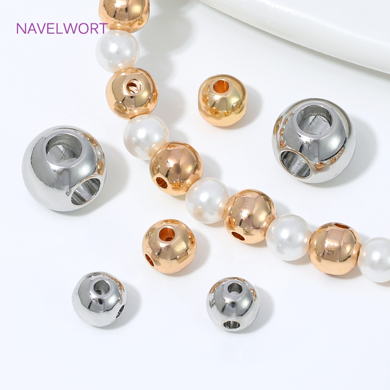 Cuentas espaciadoras redondas  - Jewelry Making Items reseña y precio